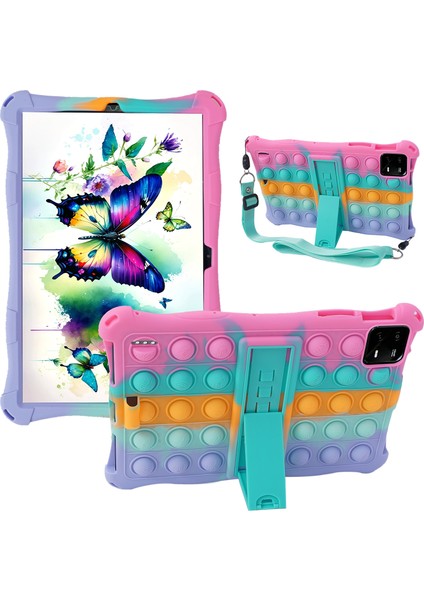 Xiaomi Pad 6 Silikon Itme Pop Kacık Oyuncak Pc Kordon Tablet Kılıfı (Yurt Dışından)