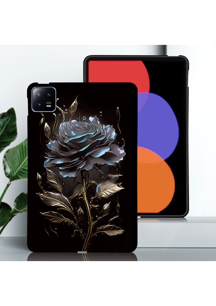 4u Sky Xiaomi Pad 6 Için Tpu Desen Baskı Ince Koruyucu Tablet Kılıfı (Yurt Dışından)