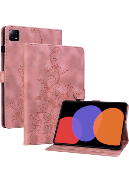 Xiaomi Pad 6 Pad 6 Pro Standı Pu Deri Kart Tutucu Tablet Kılıfı (Yurt Dışından)