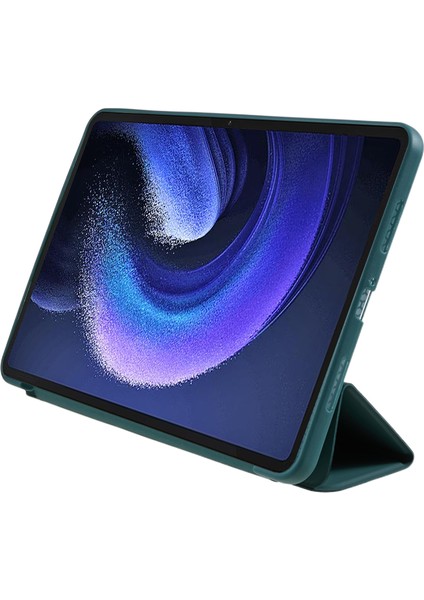 Xiaomi Pad 6 Üç Katlı Standı Pu Deri Petek Doku Otomatik Uyandırma Uyku Akıllı Tablet Kılıfı (Yurt Dışından)