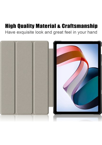 Xiaomi Redmi Pad Se Üç Katlı Stand Desen Baskı Pu Deri Bana Dokunma Tablet Kılıfı (Yurt Dışından)