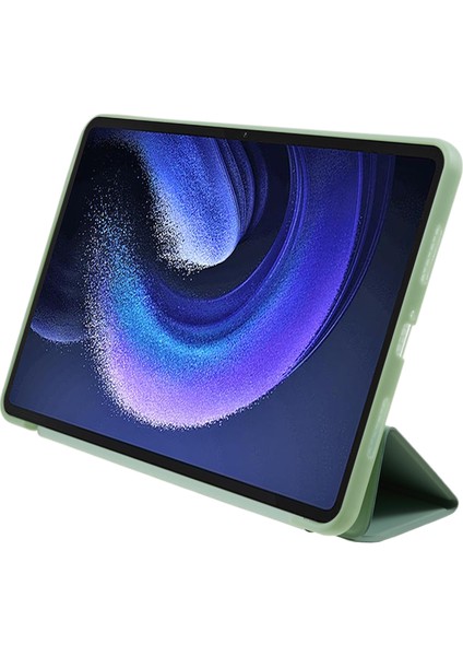 Xiaomi Pad 6 Üç Katlı Standı Pu Deri Petek Doku Otomatik Uyandırma Uyku Akıllı Tablet Kılıfı (Yurt Dışından)