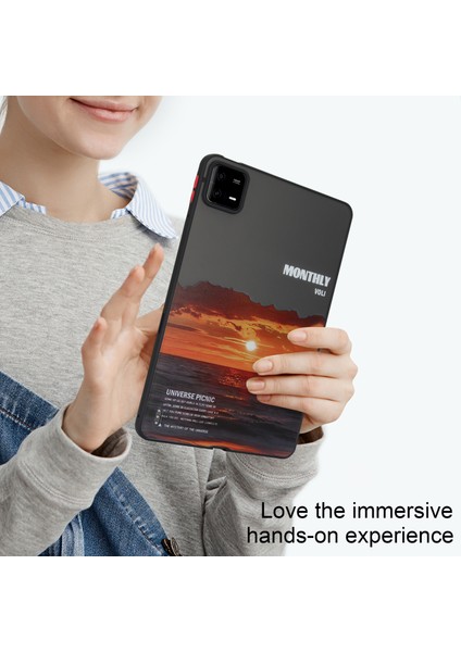 Xiaomi Pad 6 Pad 6 Pro Manzara Serisi Desen Gün Batımı Tablet Kılıfı (Yurt Dışından) modelleri