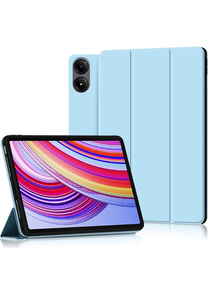 Xiaomi Redmi Için Pad Pro Pu Deri Üç Katlı Stand Otomatik Uyandırma Uyku Tablet Kılıfı (Yurt Dışından)