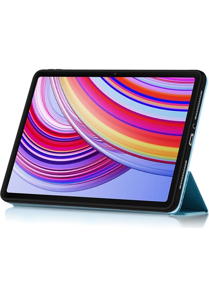 Xiaomi Redmi Için Pad Pro Pu Deri Üç Katlı Stand Otomatik Uyandırma Uyku Tablet Kılıfı (Yurt Dışından) modelleri