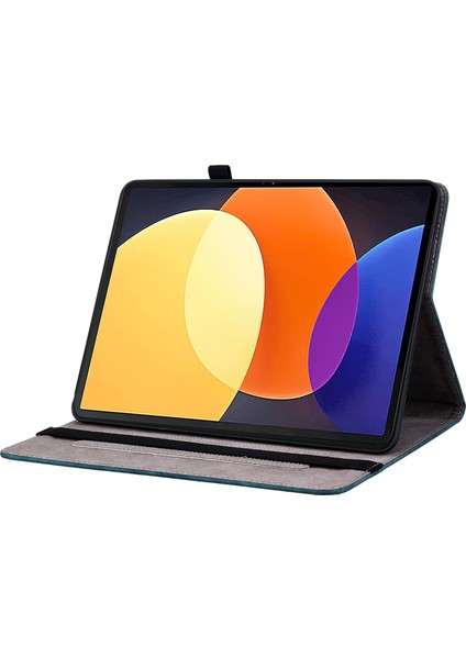 Ayarlanabilir Standı Xiaomi Redmi Için Pad Kart Tutucu Baskılı Pu Deri Tablet Kılıfı (Yurt Dışından)