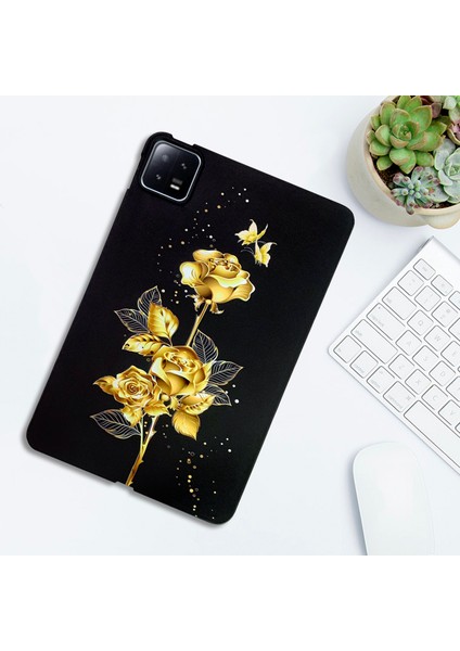 Xiaomi Pad 6 Için Tpu Desen Baskı Ince Koruyucu Tablet Kılıfı (Yurt Dışından)