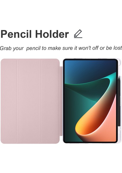 Xiaomi Pad 5 Pad 5 Pro Üç Katlı Standı Pu Deri Koruyucu Kalem Yuvası Tablet Kılıfı (Yurt Dışından) fiyatları