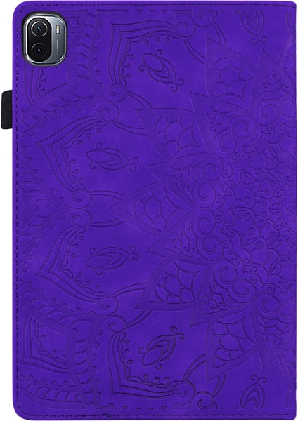 Çiçek Desenli Baskı Standı Tamı Anti Düşme Deri Xiaomi Pad 5 5 Pro Için Kart Yuvalı Tablet Kılıfı (Yurt Dışından) modelleri
