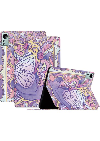 Xiaomi Pad 5 Pro 12.4 (2022) Baskılı Stand Phantom Koruyucu Tablet Kılıfı (Yurt Dışından)