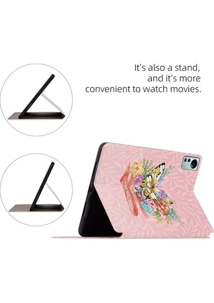 Xiaomi Pad 5 Pro 12.4 (2022) Baskılı Stand Phantom Koruyucu Tablet Kılıfı (Yurt Dışından)