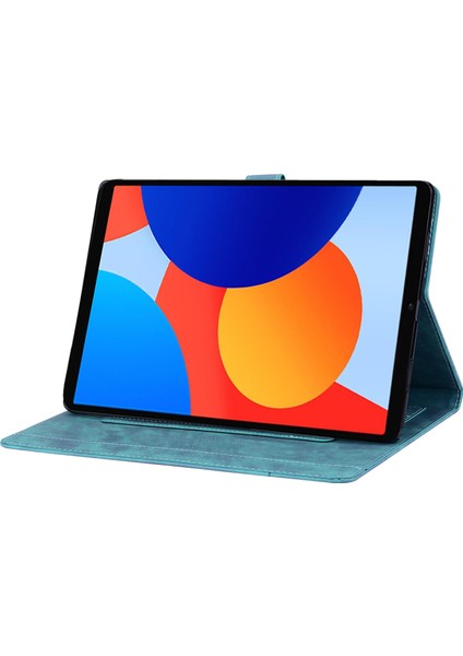 Xiaomi Redmi Için Pad Se 4g 8.7 Inç Kart Yuvalı Deri Standı Folio Çiçek Kedi Tablet Kılıfı (Yurt Dışından) fırsatları