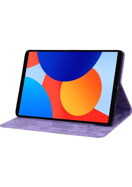 Xiaomi Redmi Için Pad Se 4g 8.7 Inç Kart Yuvalı Deri Standı Folio Çiçek Kedi Tablet Kılıfı (Yurt Dışından) fırsatları