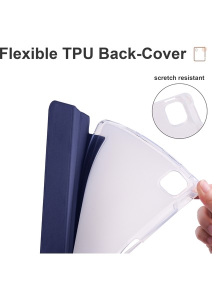 Xiaomi Pad 5 Pad 5 Pro Üç Katlı Stand Pu Deri Koruyucu Kalem Yuvası Tablet Kılıfı (Yurt Dışından) indirimleri