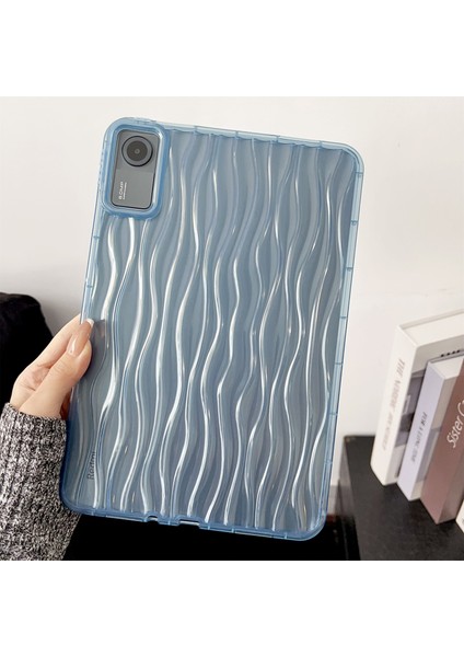 Xiaomi Redmi Pad Se Temizle Tpu 3D Dalga Doku Tablet Kılıfı (Yurt Dışından)