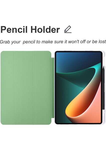 Xiaomi Pad 5 Pad 5 Pro Üç Katlı Standı Pu Deri Koruyucu Kalem Yuvası Tablet Kılıfı (Yurt Dışından) fiyatları
