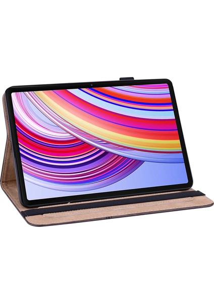 Xiaomi Redmi Için Pad Pro Hattı Baskılı Pu Deri Kart Tutucu Standı Tablet Kılıfı (Yurt Dışından) fırsatları