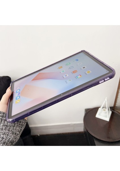 Xiaomi Redmi Pad Se Şeffaf Tpu 3D Dalga Doku Tablet Kılıfı (Yurt Dışından)