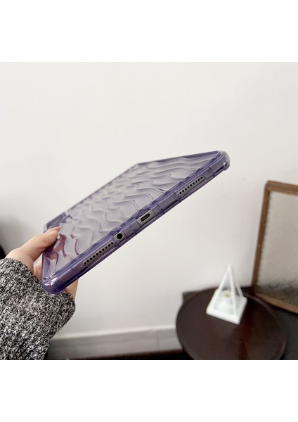 Xiaomi Redmi Pad Se Şeffaf Tpu 3D Dalga Doku Tablet Kılıfı (Yurt Dışından)