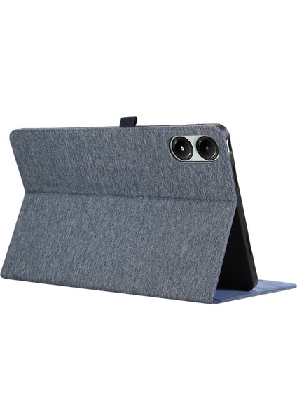 Xiaomi Redmi Pad Pro Kart Tutucu Kumaş Doku Deri Standı Tablet Kılıfı (Yurt Dışından)