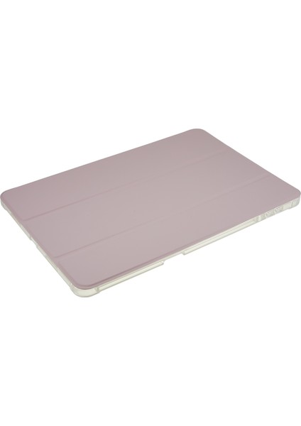 Xiaomi Pad 5 Pro 12.4 (2022) Üç Katlı Stand Pu Deri Koruma Mat Tpu Arka Tablet Kılıfı (Yurt Dışından)