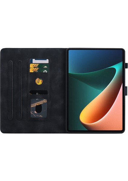 Xiaomi Pad 5 Pad 5 Pro Zambak Çiçeği Künye Pu Deri Standı Tablet Kılıfı (Yurt Dışından) modelleri