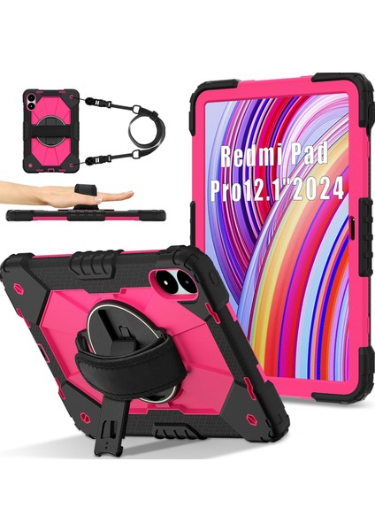 Xiaomi Redmi Pad Pro 5g Silikon Pc Omuz Askısı Tablet Kılıfı (Yurt Dışından)