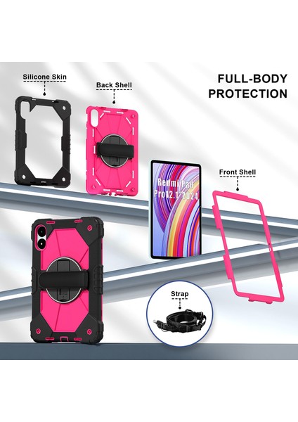 Xiaomi Redmi Pad Pro 5g Silikon Pc Omuz Askısı Tablet Kılıfı (Yurt Dışından) fiyatları