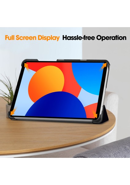 Xiaomi Redmi Pad Se Standı Desen Baskı Deri Bana Dokunma Tablet Kılıfı (Yurt Dışından)