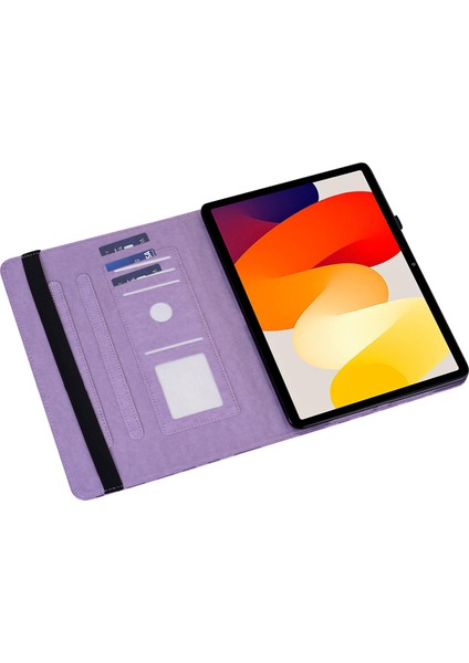 Xiaomi Redmi Pad Se Baskılı Pu Deri Kart Yuvalı Tablet Kılıfı (Yurt Dışından) fırsatları