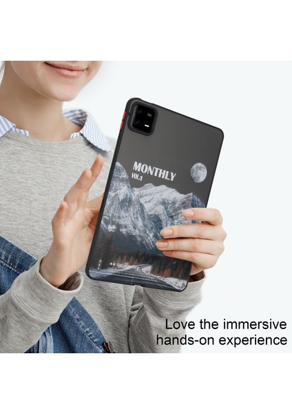 Xiaomi Pad 6 Pad 6 Pro Manzara Serisi Desen Otoyol Kar Dağ Tablet Kılıfı (Yurt Dışından) modelleri