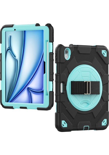 iPad Air 11 (2024) Standı El Askısı Pc Omuz Askılı Silikon Tablet Kılıfı (Yurt Dışından) modelleri