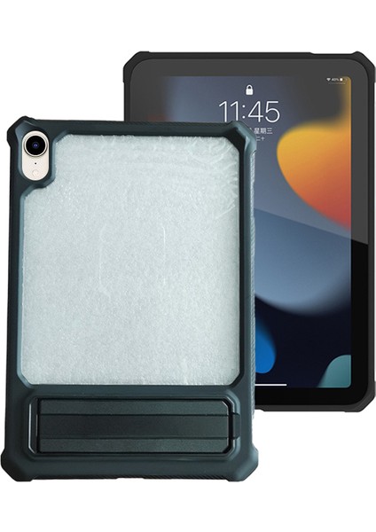 iPad Mini (2021) Tpu Pc Hava Yastığı Koruyucu Standı Kalem Tutucu Tablet Kılıfı (Yurt Dışından)