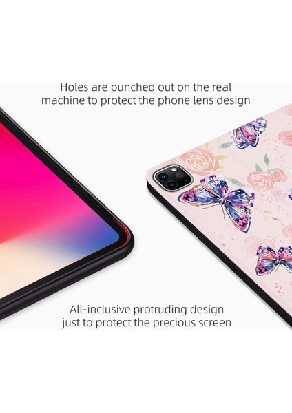 iPad Pro 11 Koruyucu Folio Çevirin Baskılı Stand Phantom ile Tablet Kılıfı (Yurt Dışından) indirimleri