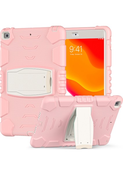 Pc Silikon iPad 10.2 (2019 2020 2021) Standlı Sakura Tablet Kılıfı (Yurt Dışından)