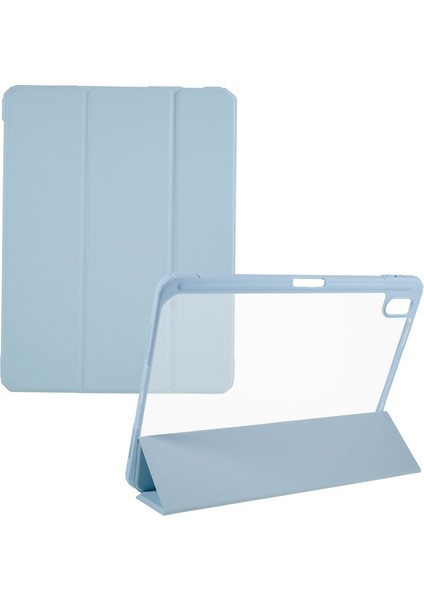 iPad 10.9 (2022) Hibrit Tpu Pc Tam Vücut Koruyucu Arka Kalem Yuvalı Stand Tablet Kılıfı (Yurt Dışından)