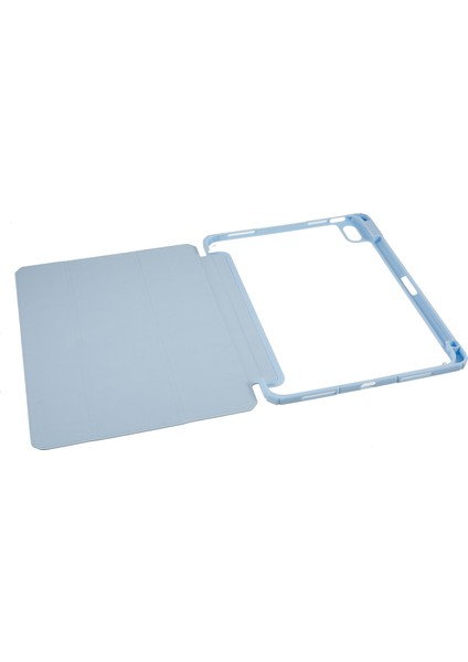 iPad 10.9 (2022) Hibrit Tpu Pc Tam Vücut Koruyucu Arka Kalem Yuvalı Stand Tablet Kılıfı (Yurt Dışından)
