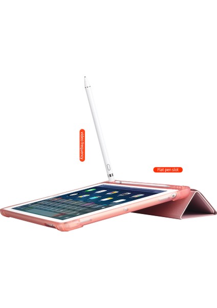 Origami Standı iPad 9 7 Inç (2018 2017) Kalem Yuvalı Akıllı Pu Deri Tablet Kılıfı (Yurt Dışından) modelleri