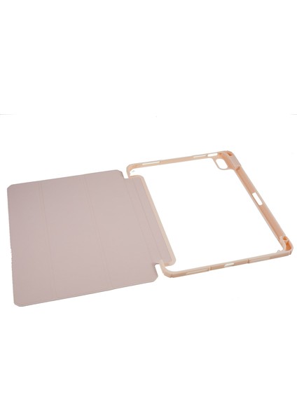 iPad 10.9 (2022) Hibrit Tpu Pc Tam Vücut Koruyucu Arka Kalem Yuvalı Stand Tablet Kılıfı (Yurt Dışından)