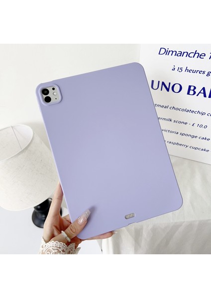 iPad Pro 11 (2024) Cilt Dokunuşu Yumuşak Tpu Koruyucu Tablet Kılıfı (Yurt Dışından)