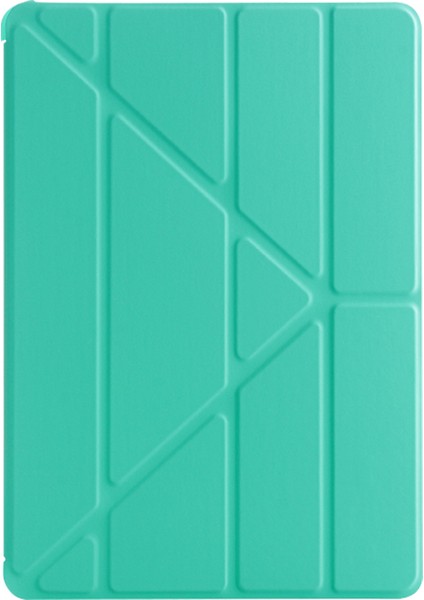 Origami Standı Deri Smart Case For iPad 10.2 (2019 2020 2021) YEŞIL Tablet Kılıfı (Yurt Dışından)