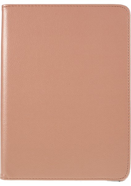 360 Döner Stand Litchi Deri Deri Koruyucu iPad Pro 12.9 Inç (2022 2021 2020 2018) Tablet Kılıfı (Yurt Dışından)