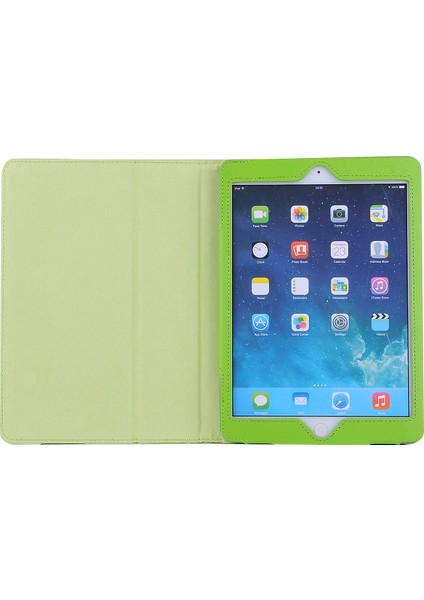 iPad 9.7 (2018 2017) Flip Stand Akıllı Deri Litchi Doku Tablet Kılıfı (Yurt Dışından) modelleri