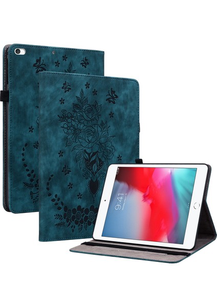 iPad Mini 2 3 4 mini (2019) 7.9 Inç Pu Deri Kart Tutucu Stand Baskılı Tablet Kılıfı (Yurt Dışından)