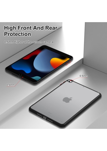 iPad Mini 4 mini (2019) 7.9 Inç Pc Tpu Mat Yarı Saydam Kontrast Tablet Kılıfı (Yurt Dışından) modelleri