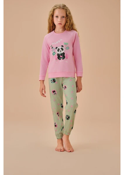 Panda Çocuk Pijama Takımı