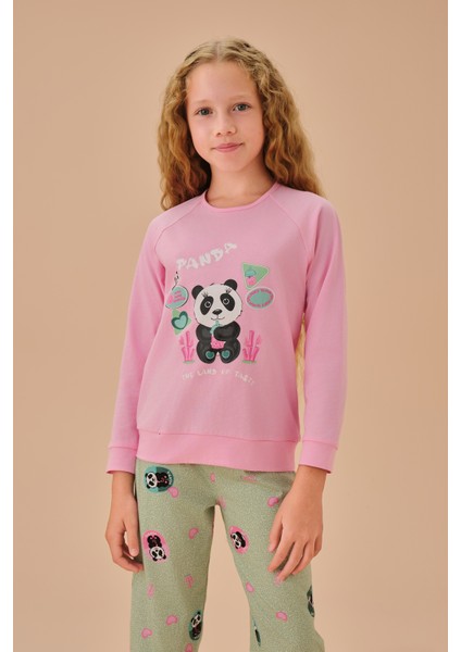 Panda Çocuk Pijama Takımı