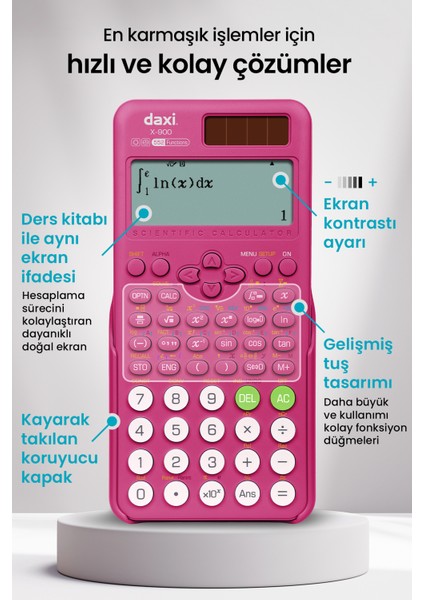 X-900 552 Fonksiyonlu Bilimsel Hesap Makinesi