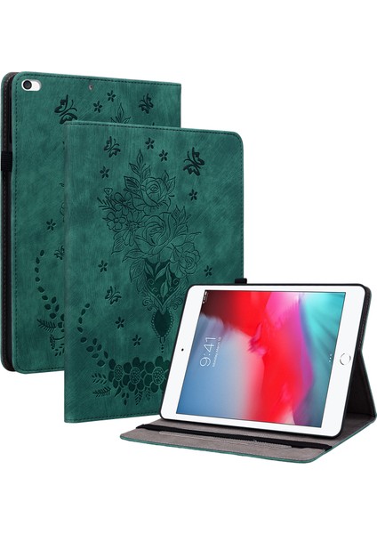 iPad Mini 2 3 4 mini (2019) 7.9 Inç Pu Deri Kart Tutucu Stand Baskılı Tablet Kılıfı (Yurt Dışından)