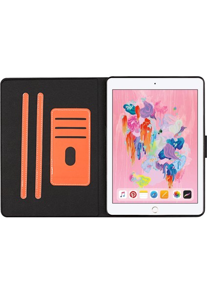Otomatik Uyandırma Uyku Standı iPad 9 7 Inç (2017) IPAD 9 7 Inç (2018) Akıllı Deri Turuncu Tablet Kılıfı (Yurt Dışından) fırsatları